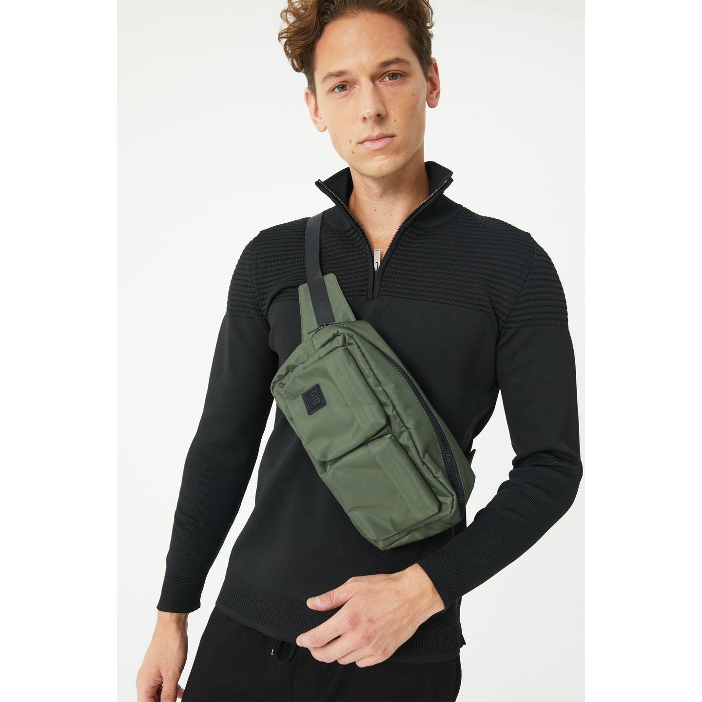 Khaki Shoulder Bag